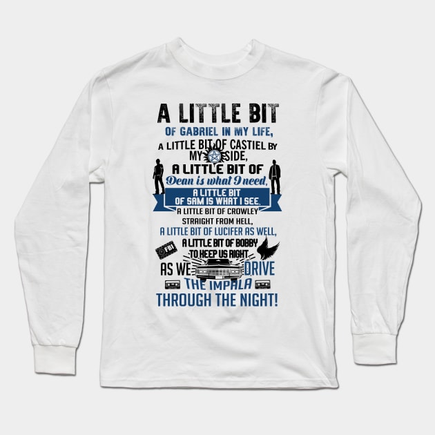 Supernatural song Long Sleeve T-Shirt by KsuAnn